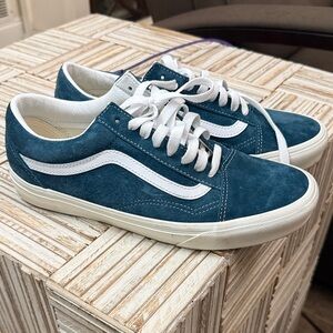 Vans denim and White Sneakers